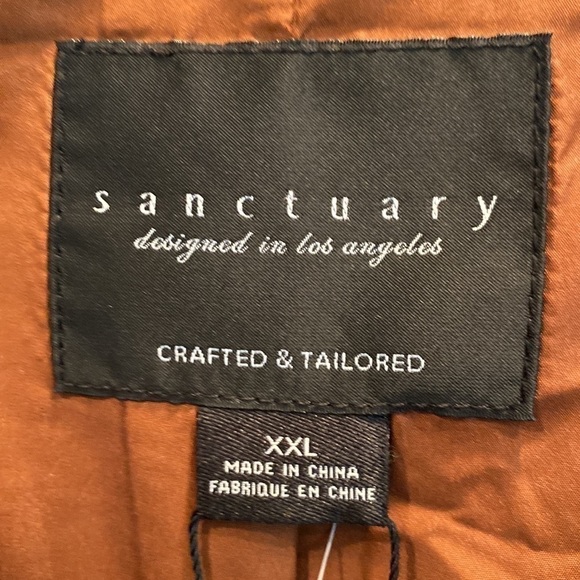 Sanctuary Faux Fur Jacket size XXL - Picture 8 of 10